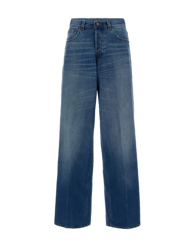 Haikure Relaxed Fit Denim Trousers Size 26 In Blue