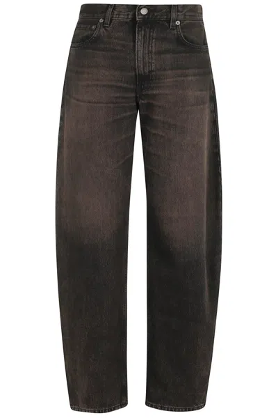 HAIKURE RELAXED-FIT HIGH-WAIST JEANS WITH VINTAGE WASH EFFECT