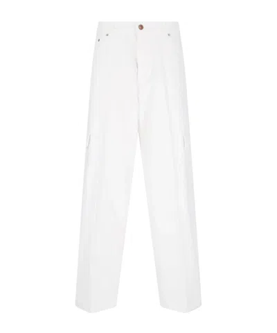 Haikure Relaxed Fit Pants In White