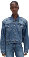 Haikure Renee Authentic Dark Wash Jacket Authentic Dark Wash In Blue