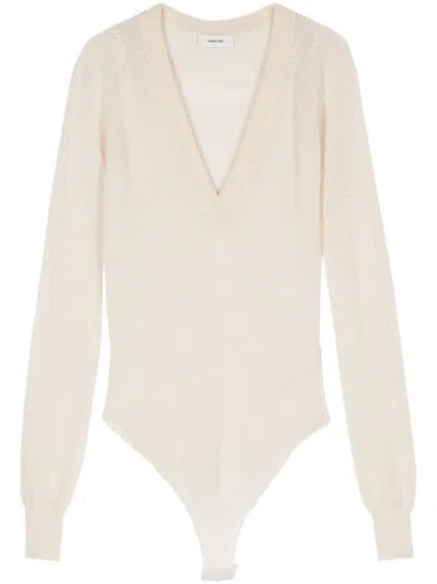 Haikure Rita Bodysuit In Beige
