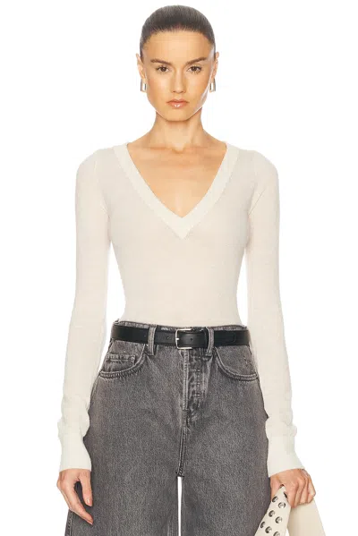 Haikure Rita Bodysuit In Milk
