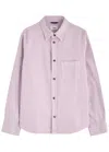 Haikure Ronda Cotton-blend Shirt In Lilac