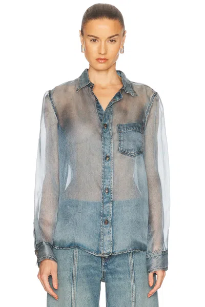 Haikure Ronda Shirt And Blouse In Blue
