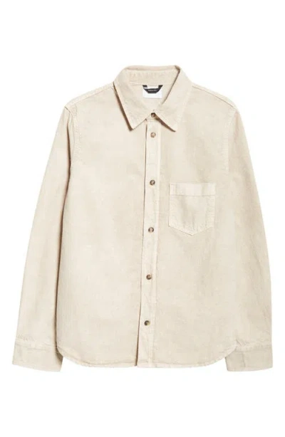 Haikure Ronda Twill Button-up Shirt In Hazelnut