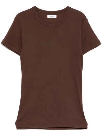 Haikure Ruby Rib T-shirt In Brown