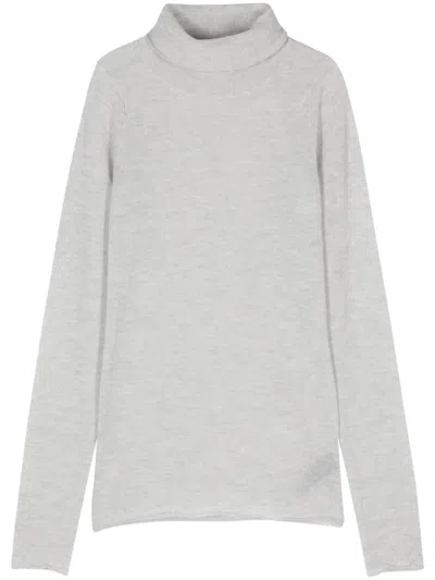 Haikure Mélange-effect Sweater In Beige