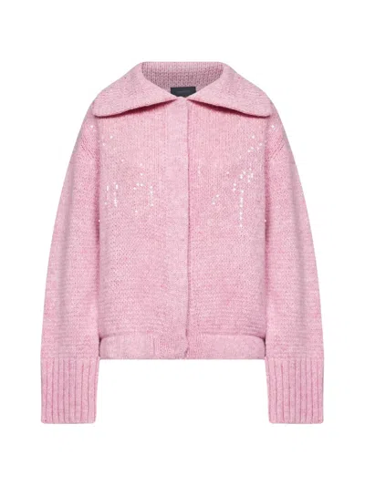 Haikure Sadie Cardigan In Pink
