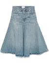 Haikure Serenity Midi Skirt In Blue