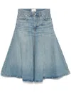 Haikure Mid Serenity Ionic Blue Skirt In Blue