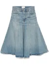 Haikure Mid Serenity Ionic Blue Skirt In Blue
