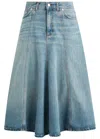 Haikure Mid Serenity Ionic Blue Skirt In Blue