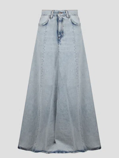 Haikure Serenity Stromboli Blue Denim Skirt