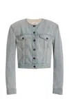 Haikure Shirley Denim Jacket In Gray