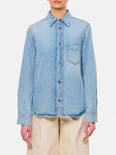 Haikure Shirt  Woman Color Gnawed Blue