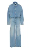 Haikure Tilda Relaxed-fit Denim Jumpsuit With Vintage Appeal In Blue