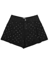 Haikure Ashley Carbon Wash Shorts Carbon Wash In Black