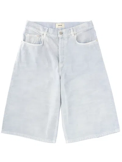 Haikure Shorts Con Cinque Tasche In Blue