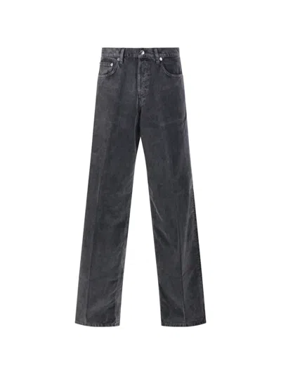 Haikure Sibilla Faded-effect Wide-leg Jeans In Gray