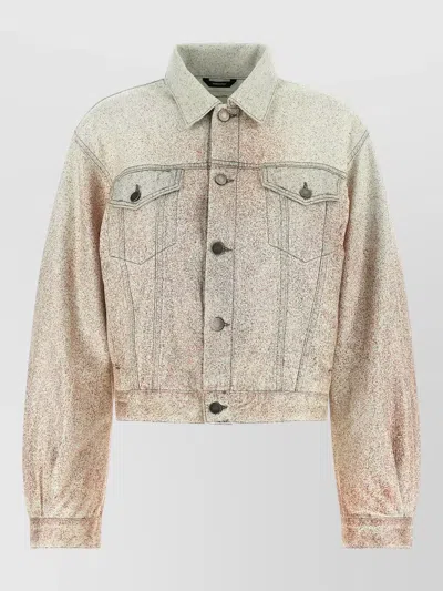 Haikure Simon Jacket Cropped Collared Long Sleeves