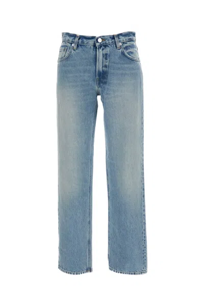 Haikure Sky Blue Straight Mid Rise Jeans