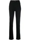 Haikure Slim-cut Denim Jeans In Schwarz
