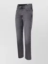 Haikure Slim Jeans Featuring Belt Loops In Gray