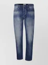 Haikure Slim Jeans With Faded Contrast Stitching