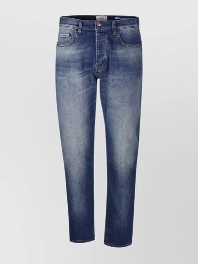 Haikure Slim Jeans With Faded Contrast Stitching