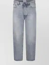 Haikure Slim Straight Leg Jeans With Five Pockets In Blue