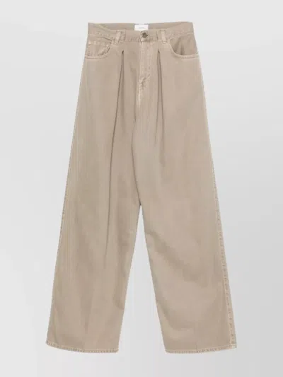 HAIKURE SOFT PLEATED HIGH WAIST TROUSERS