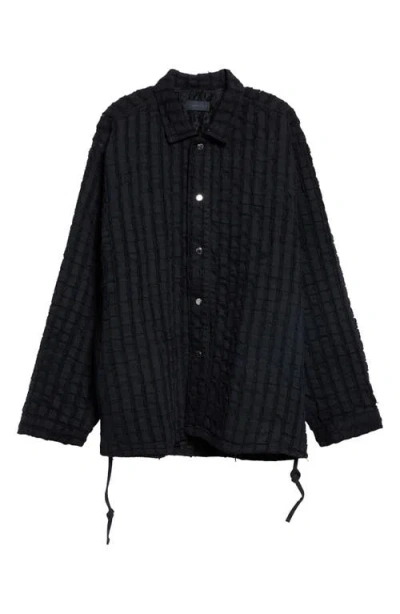 Haikure Sophie Bull Stripe Shirt In Black