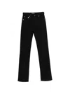 Haikure Split-hem Jeans In Black