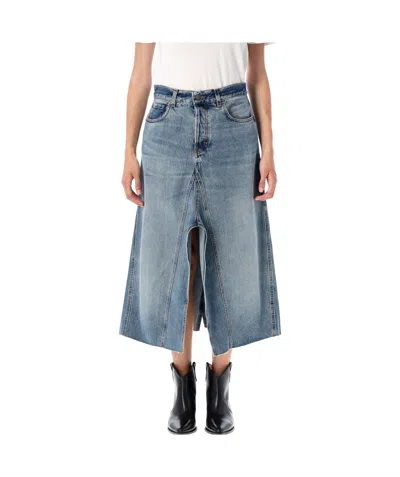 Haikure Stacy Denim Midi Skirt