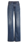 Haikure High-waist Straight Jeans In Blue