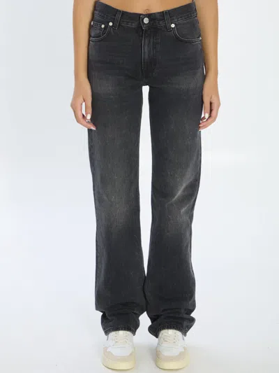 Haikure Star Authentic Denim Pants In Black