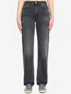 Haikure Flora Jeans Featuring Belt Loops In Gray