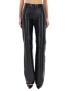 Haikure "bethany" Leather Pants In Black