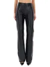 Haikure "bethany" Leather Pants In Multi