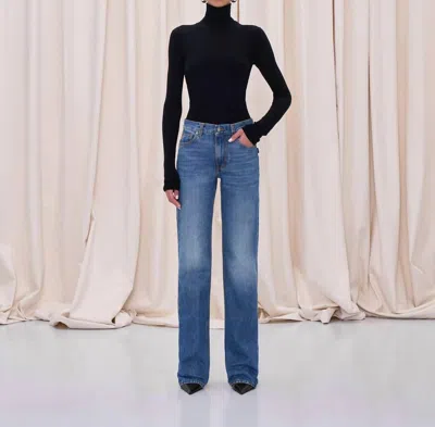 Haikure Star Denim Jean In Authentic Dark Wash In Multi