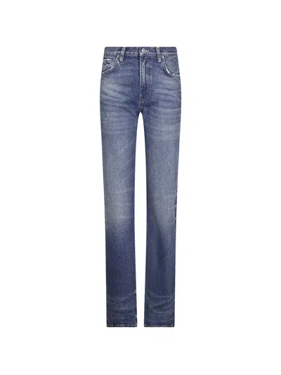 Haikure Star Faded-effect Jeans In Blue