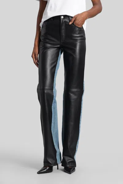 Haikure Star Jeans In Blue Denim In Black