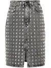 Haikure Stormy Mini Skirt In Grey