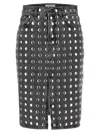 Haikure Stormy Mini Skirt In Black