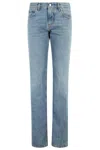 Haikure Straight-fit Medium Wash Denim In Blue