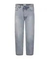 Haikure Slim Straight Leg Jeans With Five Pockets In Blue