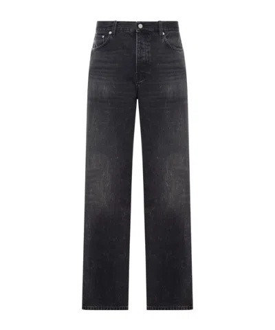 Haikure Straight Five-pocket Jeans In Black