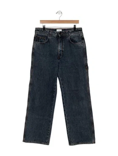 Pre-owned Haikure Straight Leg Pants In Blue
