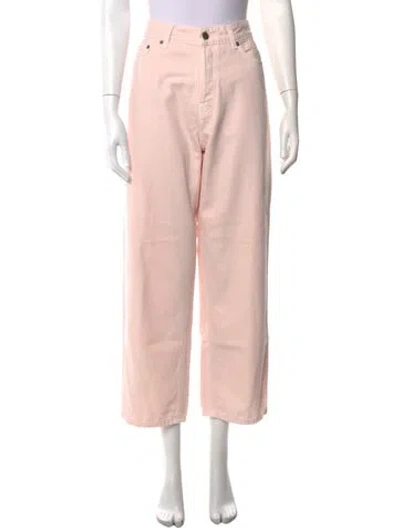 Pre-owned Haikure Straight Leg Pants In Pink