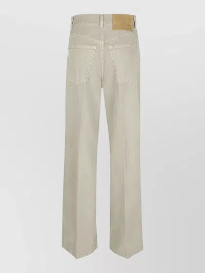 Haikure Straight Trousers In Neutral